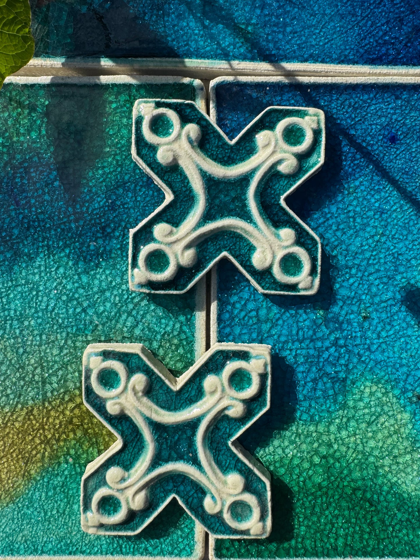 Crystal Glass Tiles | Star & Cross | Set of 10 | Regal Eudora