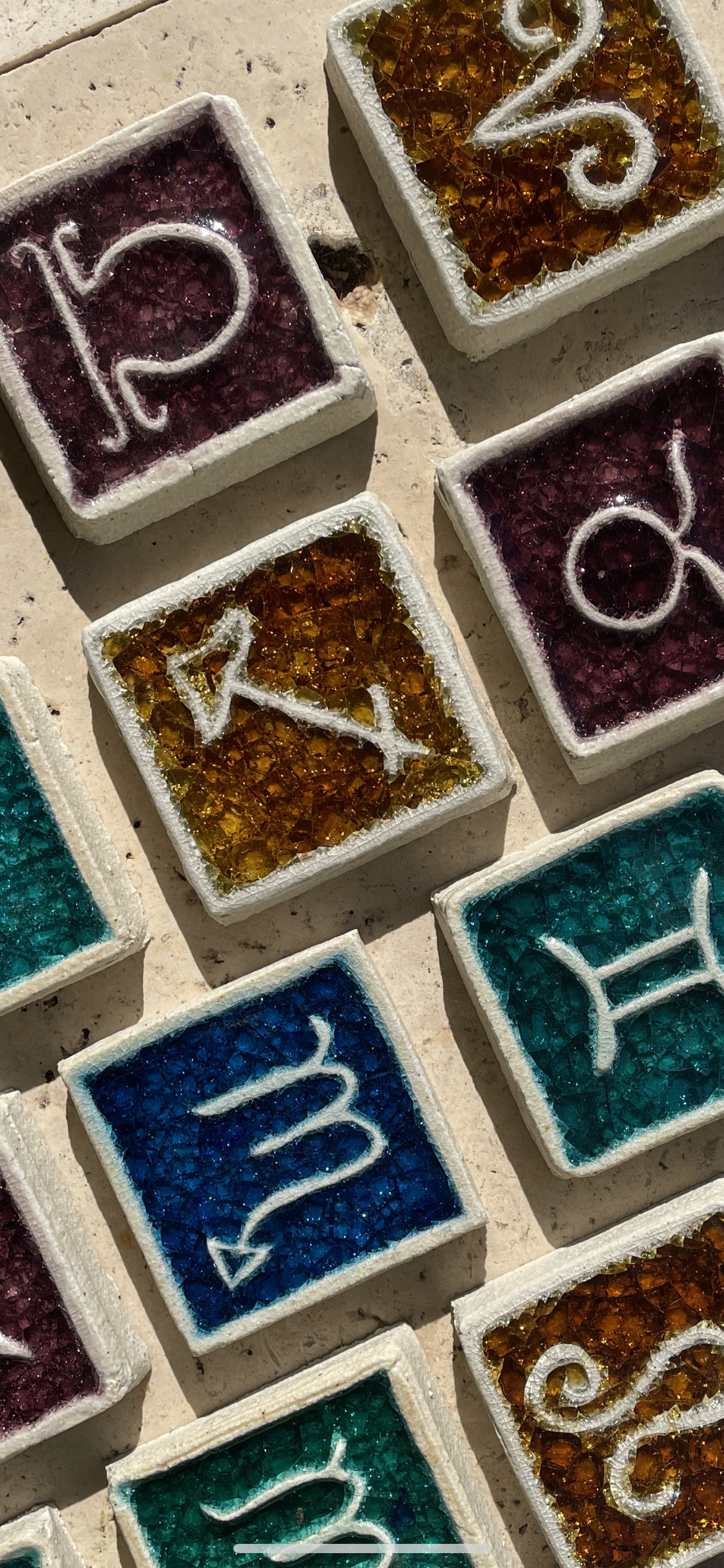 Astrology Jewel Tile - Set of 12
