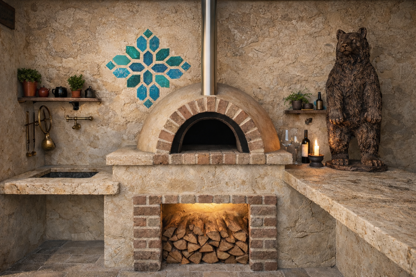 Woodfired Pizza Oven - Dome Style