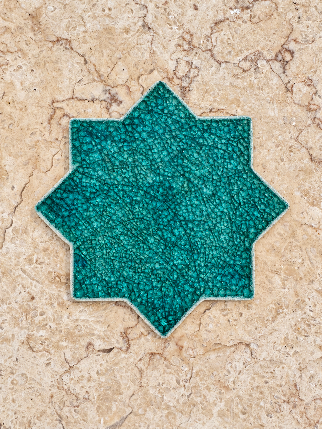 Crystal Glass Jewel Tiles | Star | Set of 10 | Starlight