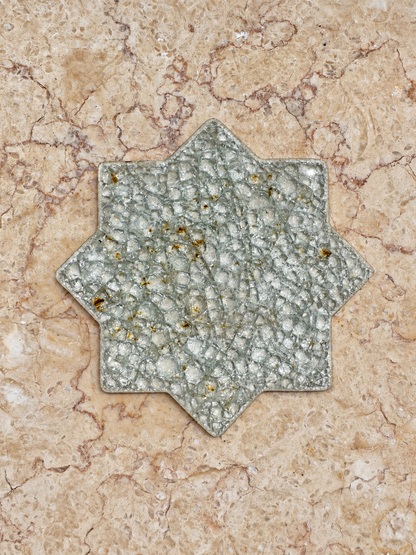 Crystal Glass Jewel Tiles | Star | Set of 10 | Starlight