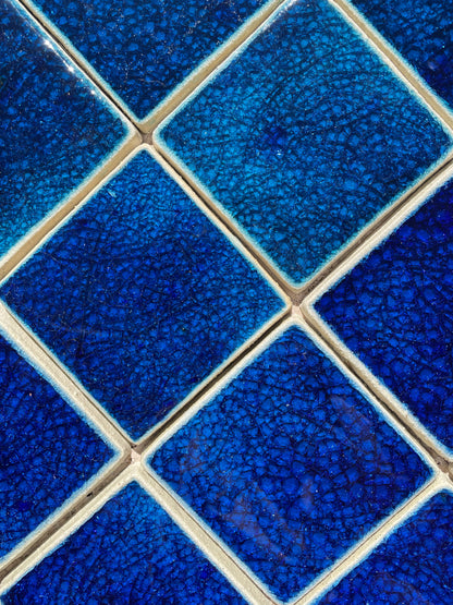 Crystal Glass Jewel Tiles |  Large Format | 150 x 150mm