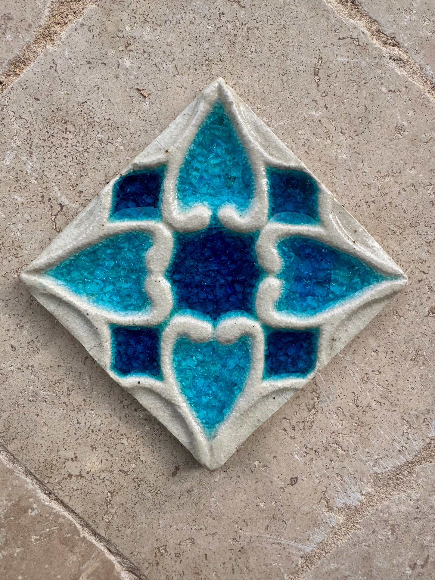 Decorative Tile | Set of 10 | Eye Flower