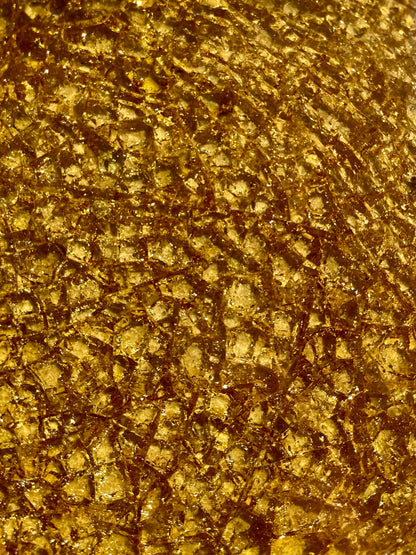Amber - Bespoke Crystal Glass Jewel Tile: Set of 10