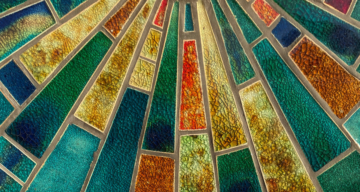 Crystal Glass Jewel Tiles |  Large Format | 150 x 150mm