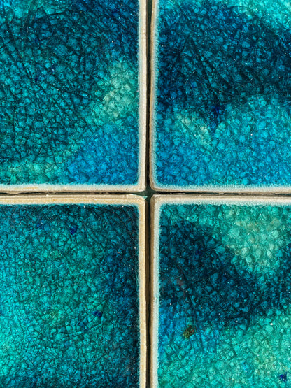 Bespoke Jewel Tiles in Motion - Set of 10