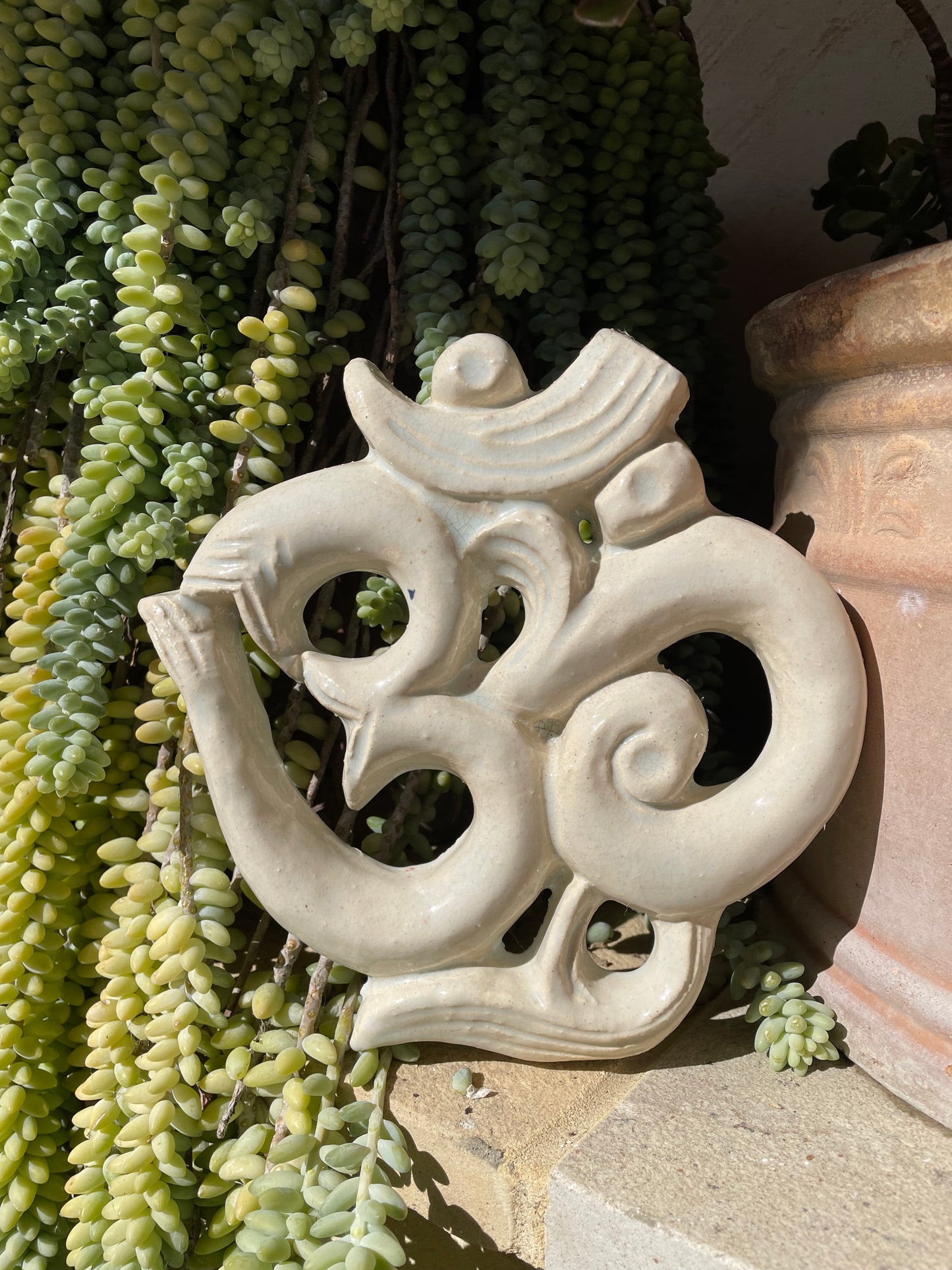 Ceramic Om Symbol
