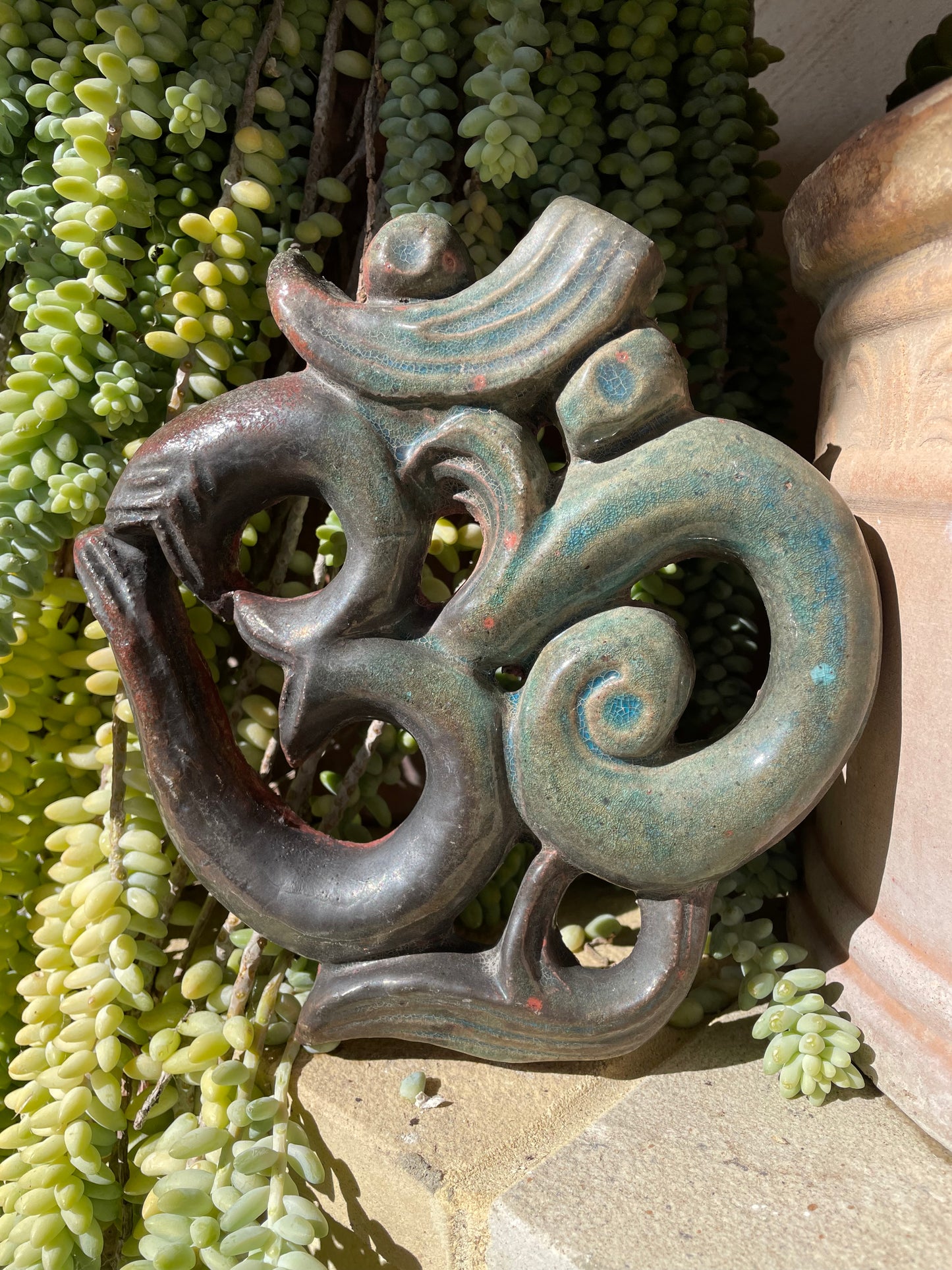Ceramic Om Symbol
