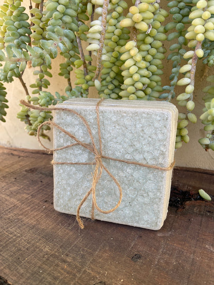 Bespoke Jewel Tile Coaters: Solid Palette - Set of 4