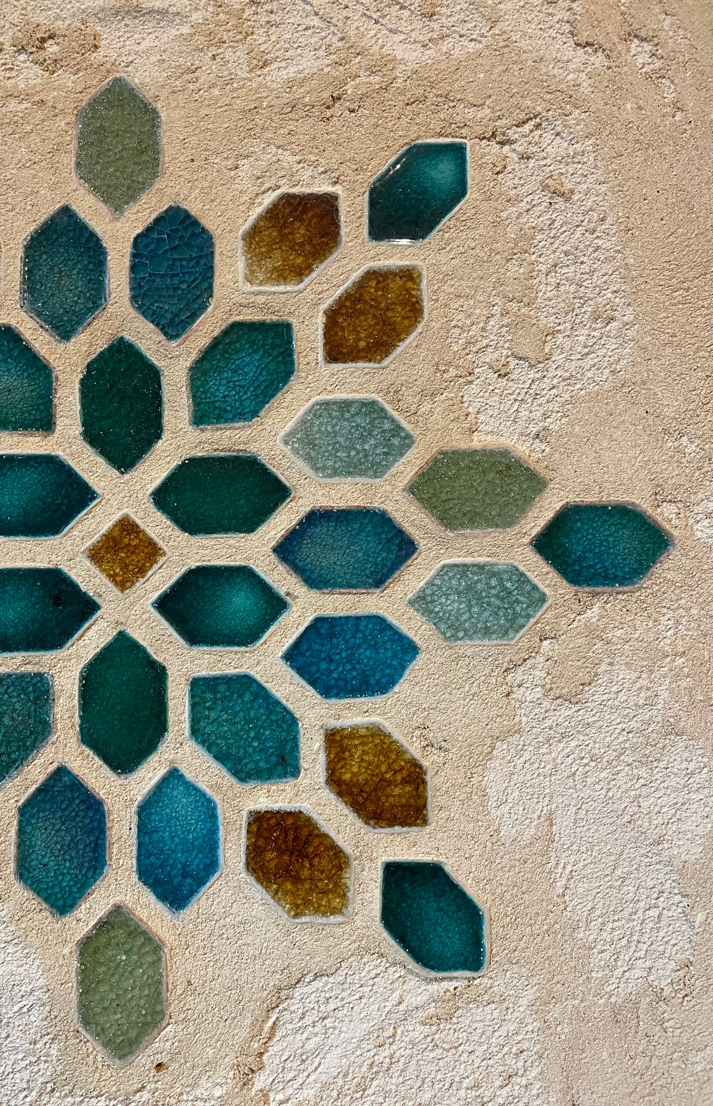 Jewel Tile Art by Organic Reliques