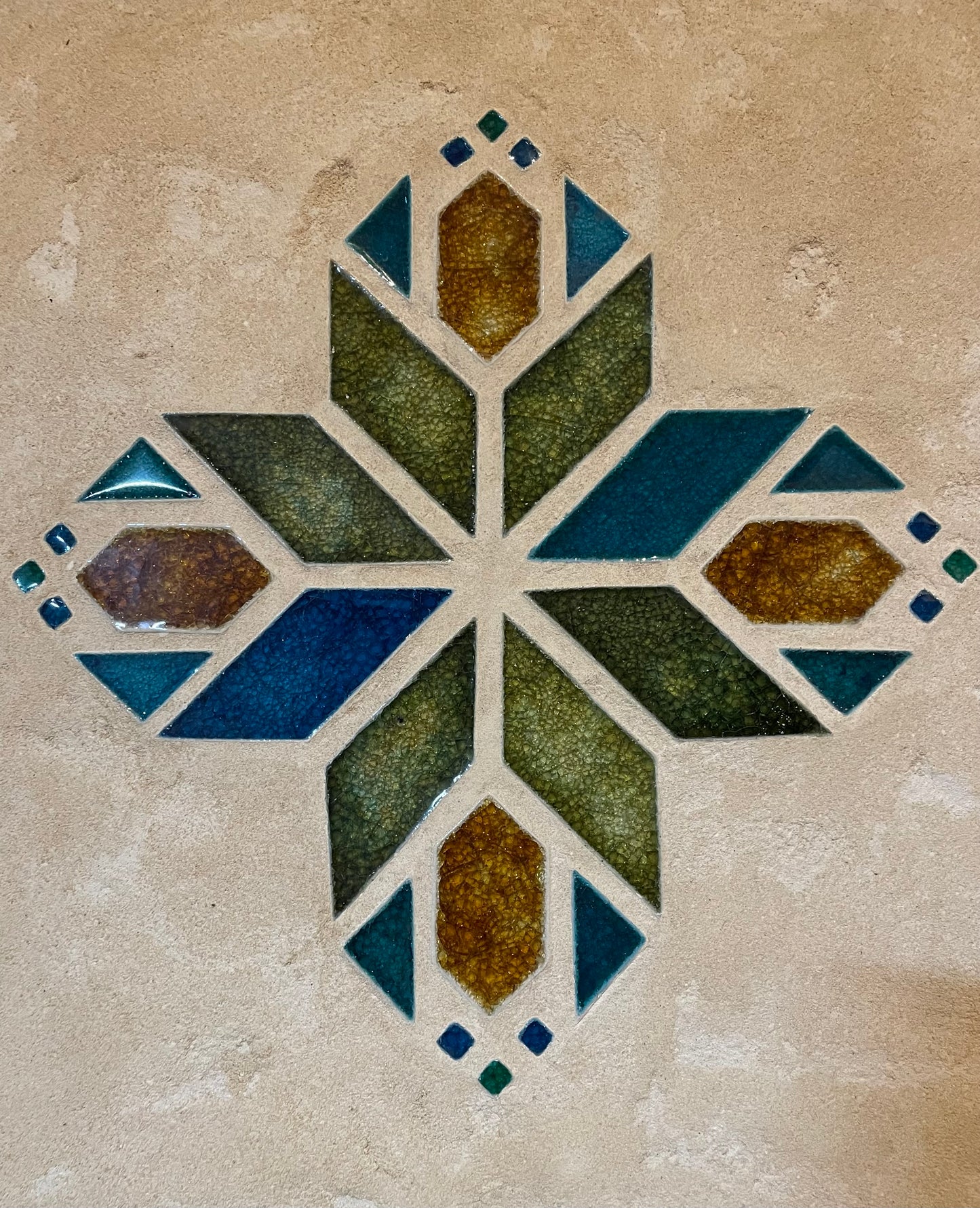 Jewel Tile Art by Organic Reliques