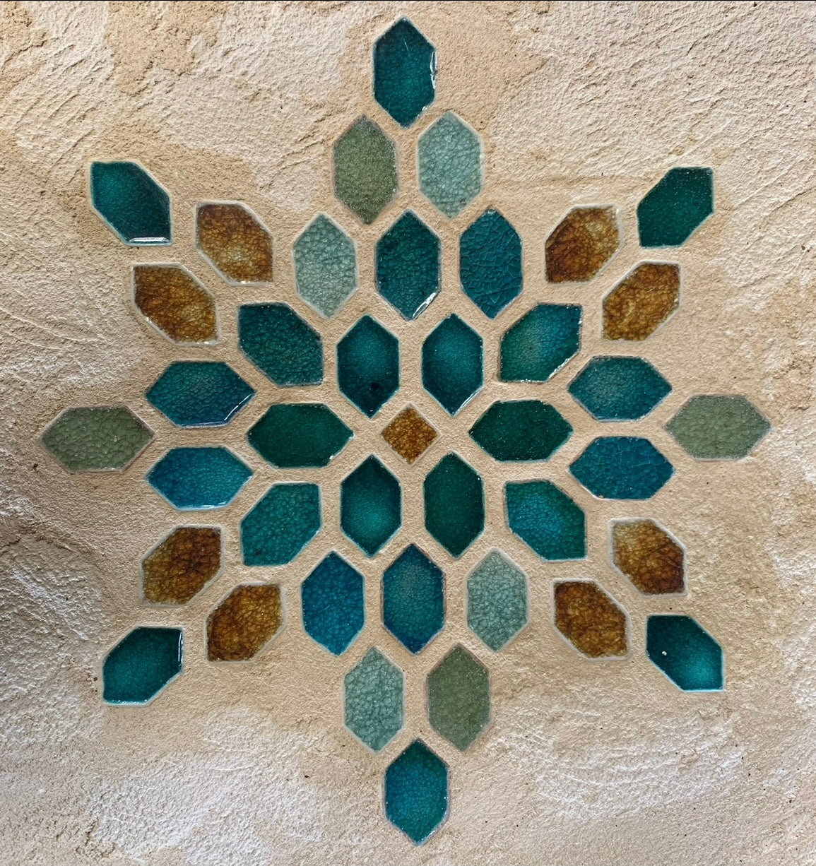 Jewel Tile Art by Organic Reliques