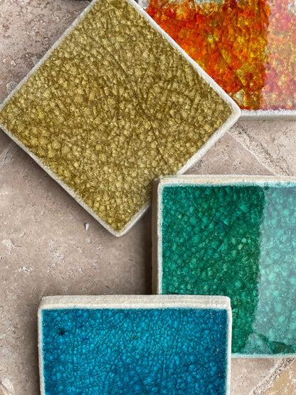 Chakra Jewel Tile Coaster - Set of 7