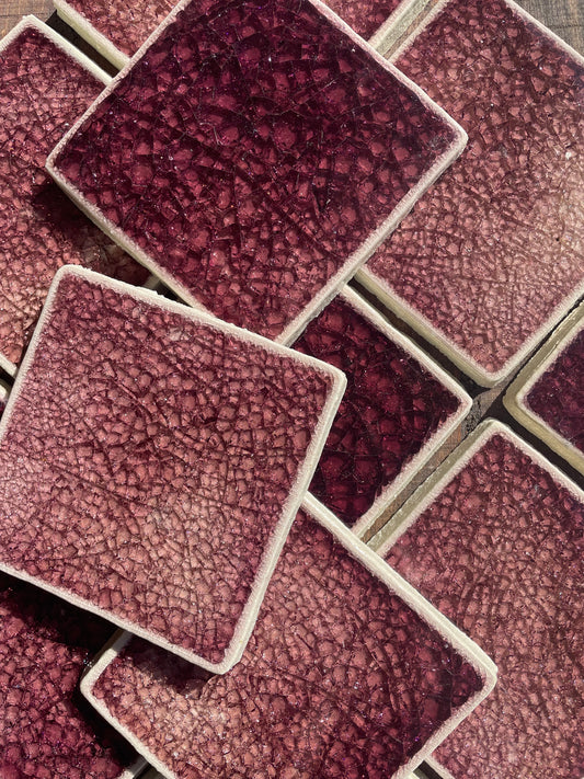Bespoke Jewel Tiles 100 x 100 mm - Set of 10