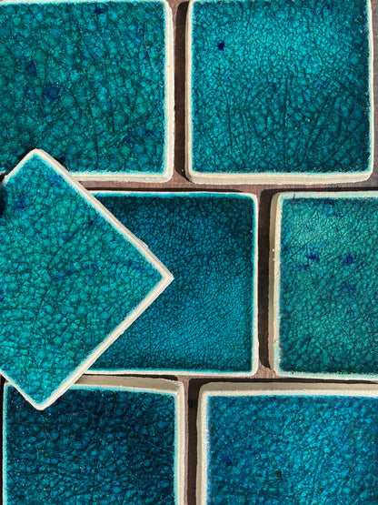 Glass Jewel Tiles 100 x 100 mm - Set of 10