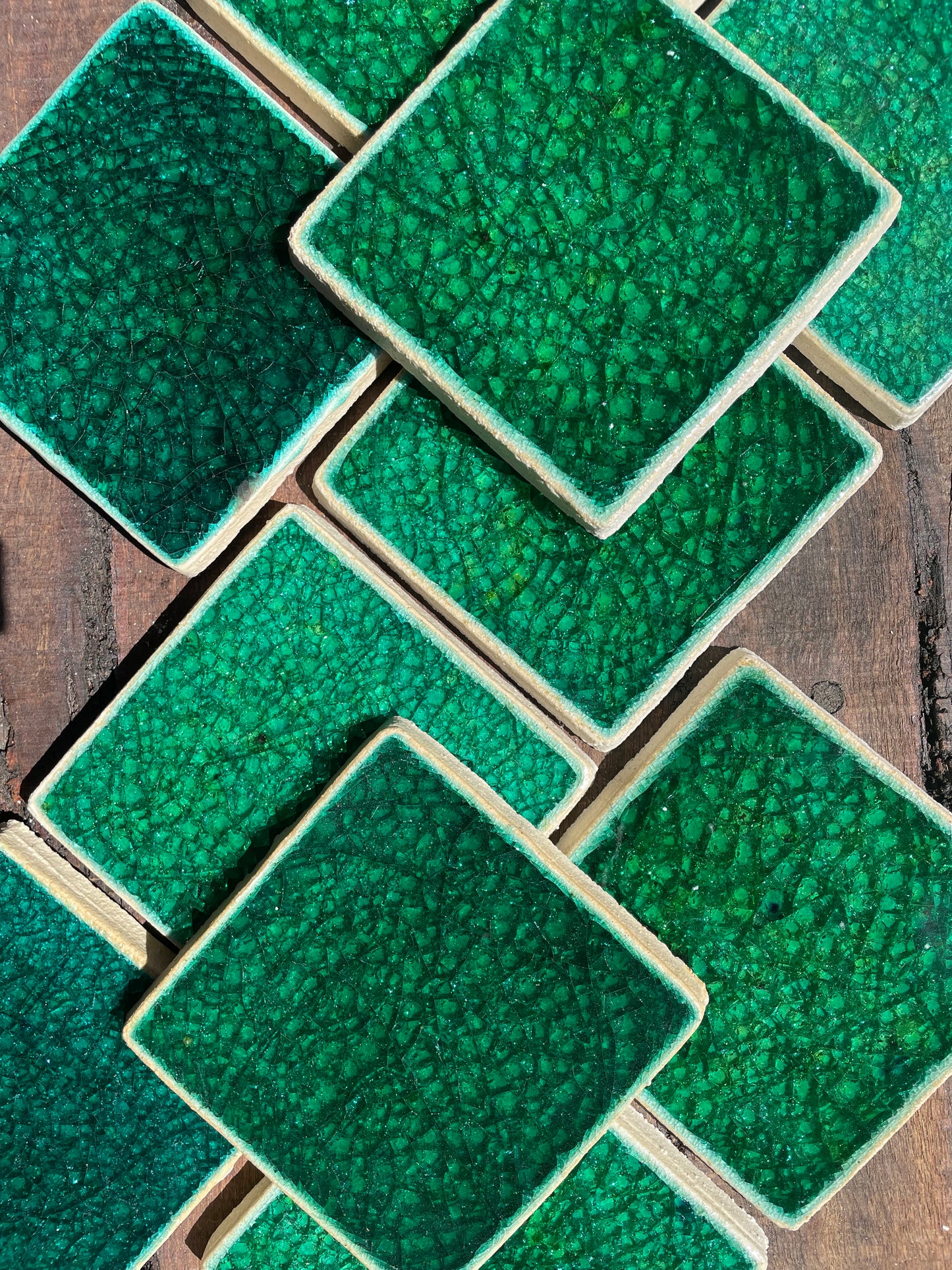 Bespoke Glass Jewel Tiles