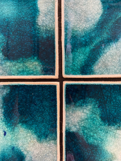 Bespoke Jewel Tiles in Motion - Set of 10