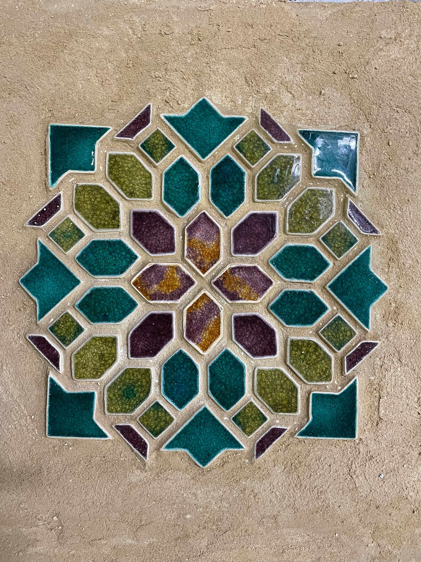 Jewel Tile Art by Organic Reliques